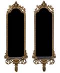 A Pair of Neoclassical Giltwood Girandole Mirrors