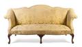 A George III Mahogany Camelback Sofa