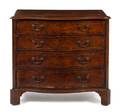 A George II Style Walnut Chest of Drawers
