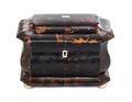 A Regency Tortoise Shell Tea Caddy