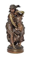 A French Bronze Figural Group
