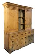 An American Pine StepBack Bookcase