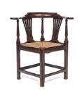 An American Oak Corner Chair