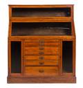 An American Maple Collectors Cabinet