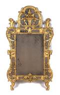A Regence Style Giltwood Mirror