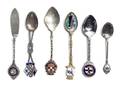 A Collection of Historical Shipping Lines Souvenir Spoons