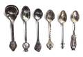 A Collection of SilverPlate Souvenir Spoons