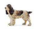 An Austrian ColdPainted Bronze Model of a Spaniel