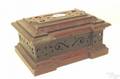 Hand wrought metal document box