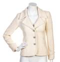 A Chanel Cream Boucle Jacket
