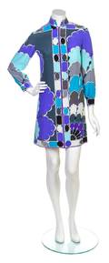 An Emilio Pucci Multicolor Silk Dress