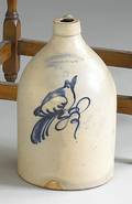 Twogallon stoneware jug 19th c