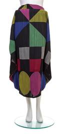 An Issey Miyake Multicolor Pleats Please Skirt
