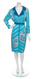 A Yamina Multicolor Silk Dress