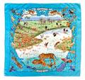 An Hermes 90cm Silk Scarf