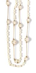 A Chanel Goldtone and Pearl Necklace
