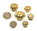Seven Southeast Asian Brass Spice Boxes