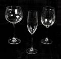 A Collection of Glass Stemware