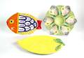 Three Italian Ceramic Serving Platters