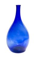A Monumental Hand Blown Cobalt Glass Vase
