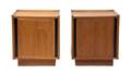 A Pair of Danish Modern Bed Side Cabinets