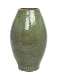 A Chinese Longquan Celadon Glazed Porcelain Vase