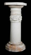 A Continental Marble Pedestal