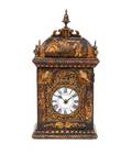 A Regency Lacquered Bracket Clock