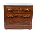 A Victorian Walnut Chest of Drawers