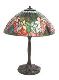 An American Leaded Glass Lamp