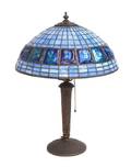 An American Leaded Glass Lamp