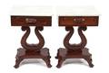A Pair of Victorian Style Mahogany Side Tables