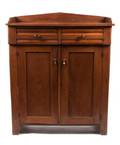 A Victorian Walnut Console Cabinet