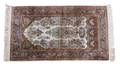 A Persian Wool and Silk Prayer Rug