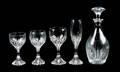 A Set of Baccarat Cut Glass Stemware