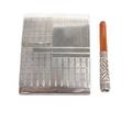 A Continental Silver Cigarette Case