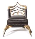 A Victorian Horn Chair