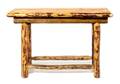 An Old Hickory Style Console Table