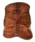 A Vintage Brown Cow Hide CarriageSleigh Lap Robe
