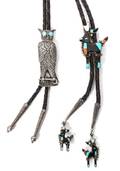 Two Southwestern Bolo Ties