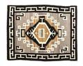 A Navajo Two Grey Hills Rug