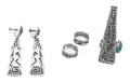 Three Kewa Rings and a Pair of Earrings Vidal Aragon