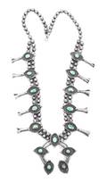 A Southwestern Squash Blossom Necklace