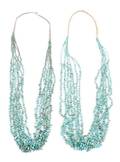 Two MultiStrand Turquoise Nugget Necklaces