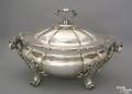 English Sheffield plate soup tureen ca 1836
