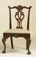 Philadelphia Chippendale mahogany dining chair ca 1770