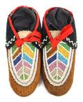 A Pair of Iroquois Moccasins