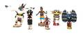 Six Kachina Dolls