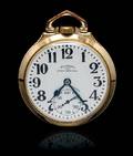 A 10 Karat Gold Filled 60 Hour Bunn Special 163A Open Face Pocket Watch Illinois Watch Co Circa 1932