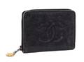 A Chanel Black Caviar Leather Coin Purse